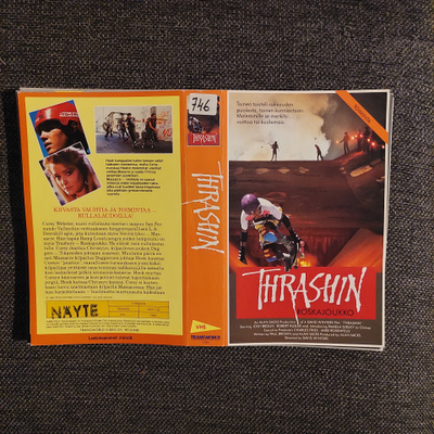 Thrashin Roskajoukko Vhs kansipaperi