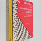 Harvey M. Wagner : Principles of management science : wit... - pikkukuva 1