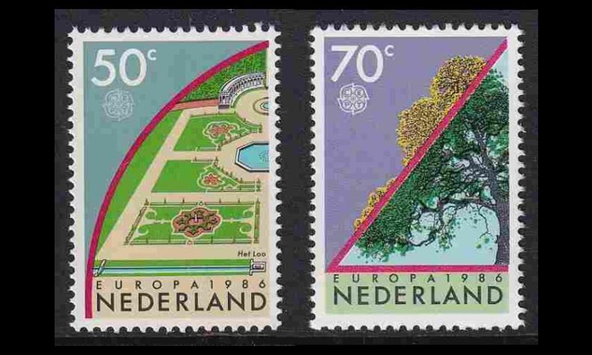 Alankomaat 1292-3 ** Europa luonnonsuojelu (1986)