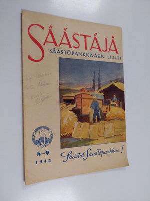 Säästäjä 8-9/1945 : Säästöpankkiväen lehti