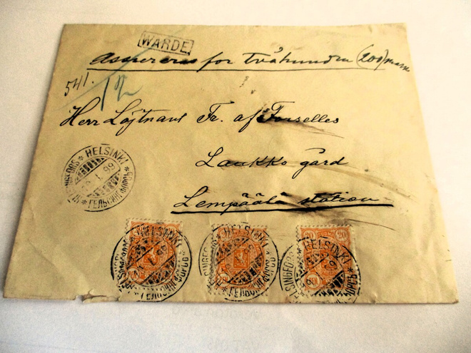 1899 Hki WÄRDE kuori Laukkoon
