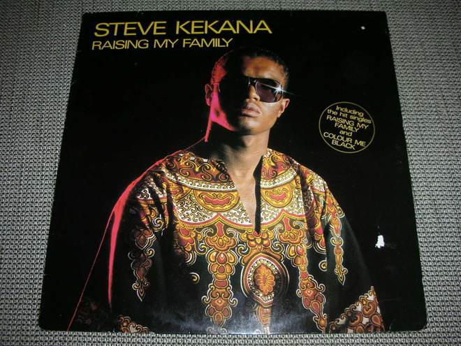 LP vinyyli Steve Kekana. Raising my family