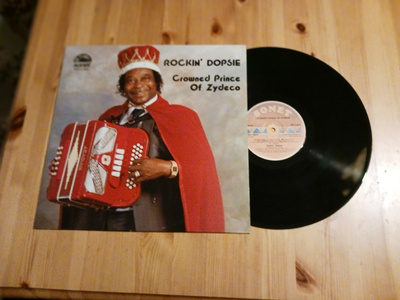 Rockin' Dopsie – Crowned Prince Of Zydeco lp 1987 nm