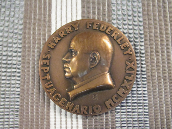 Harry Federley 70 V mitali / Gerda Qvist 1949.