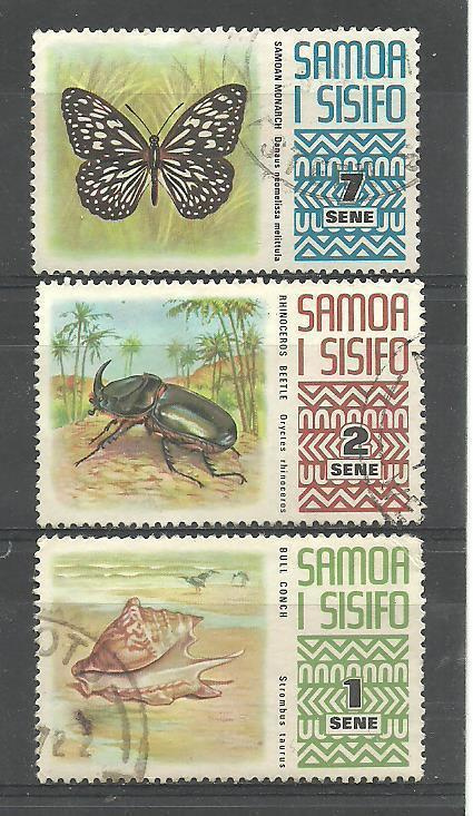 ELÄIMET eläinaiheiset merkit SAMOA Tyynimeri o