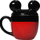 MICKEY MOUSE SHAPED MUG WITH LID	(16 516)	ceramic muki kanne - pikkukuva 2