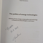 Tuula Teräväinen : The politics of energy technologies (s... - pikkukuva 3