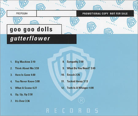 Goo Goo Dolls - Gutterflower (CD) MINT!! Promo