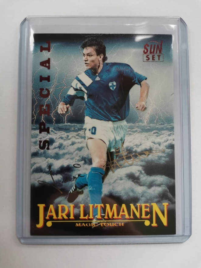 1995 Sun Set #NNO Magic touch Jari Litmanen