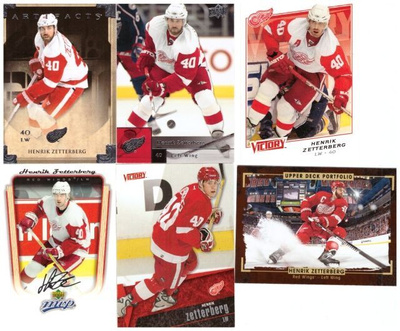 6 x HENRIK ZETTENBERG Red Wings