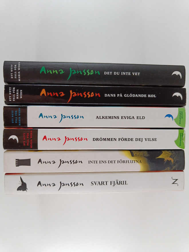Anna Jansson : Anna Jansson -setti : Svart fjäril ; Inte ...