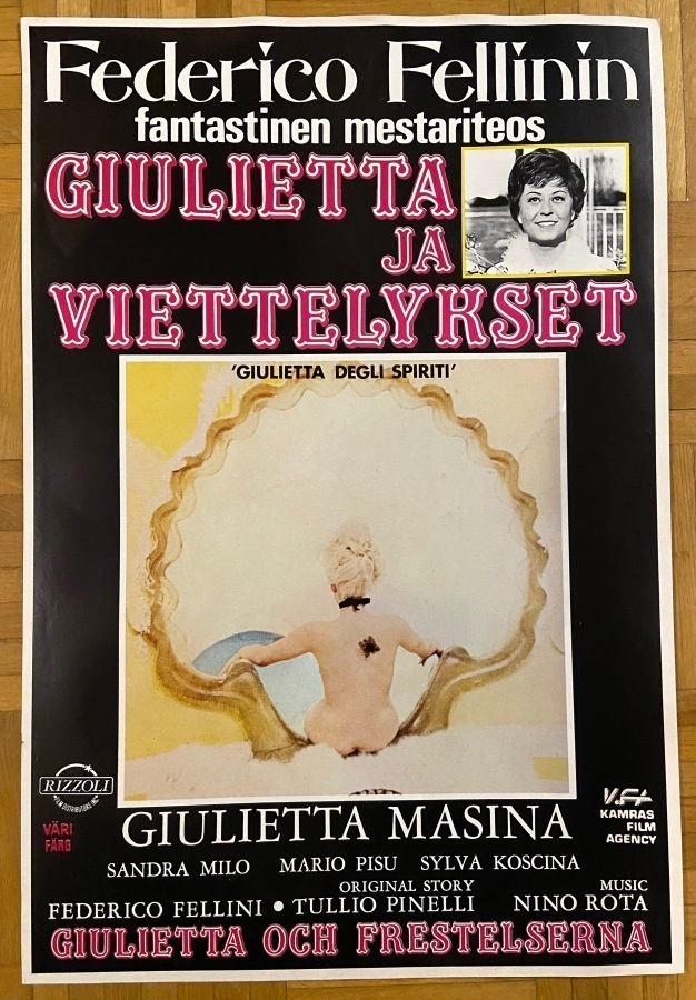 Vanha elokuvajuliste: Giulietta ja viettelykset