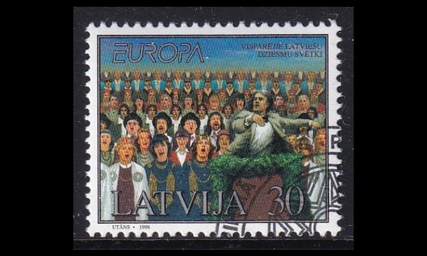 Latvia 476 o Europa kansalliset juhlat (1998)