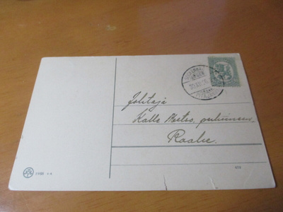 1926 Pitäjänmäki kortilla