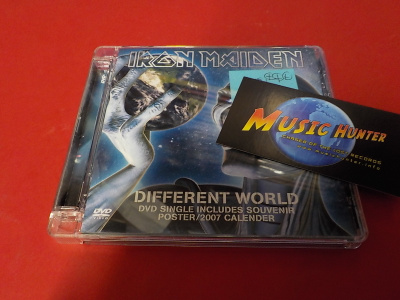 IRON MAIDEN - DIFFERENT WORLD UUSI DVD SINGLE