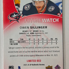 Owen Sillinger 2025-26 SP Authentic Future Watch Limited Red - pikkukuva 2