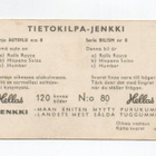 Purkkakuva Hellas TIETOKILPA-JENKKI n:o 80 AUTOILU - pikkukuva 2