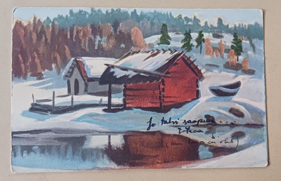 Erik Juselius: Talvi Saltvikissa, p. 1951