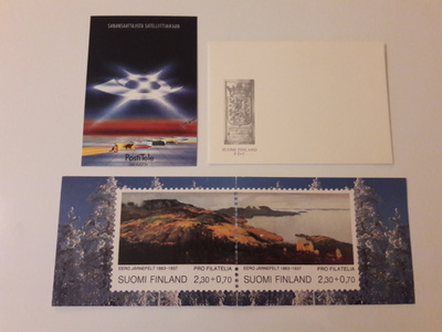 Postikortteja 2kpl + bl. FDC -kuori