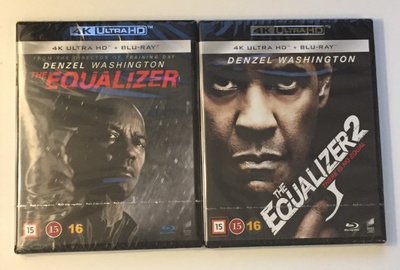 The Equalizer 1 & 2 (4K Ultra HD + Blu-ray) 2014 2018 (UUSI)