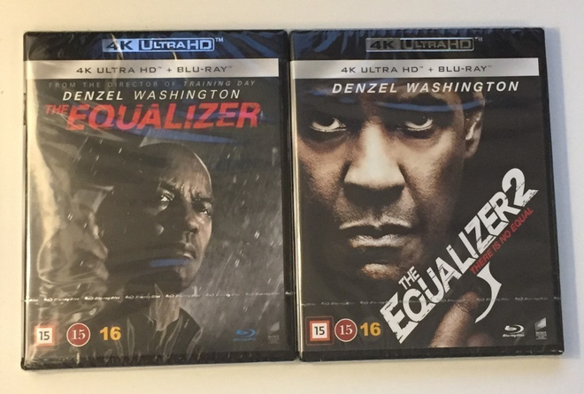 The Equalizer 1 & 2 (4K Ultra HD + Blu-ray) 2014 2018 (UUSI)