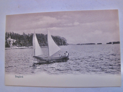 VANHA Postikortti Degerö Inkoo 1900-l