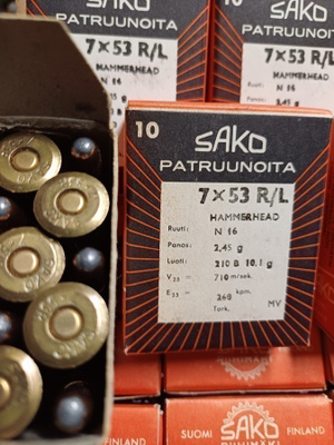 Sako Boxer 7x53R Patruunaa