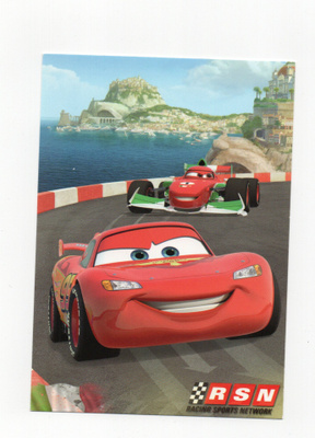 CARS °°SALAMA McQueen & Francesco°° -KORTTI /Disney