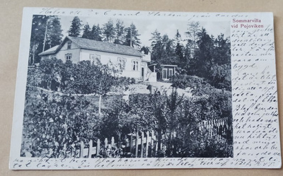 Raasepori, Pojoviken, kesähuvila, p. 1916 + sensuuril.