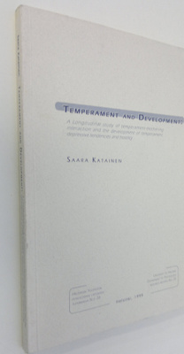 Saara Katainen : Temperament and development : a longitud...