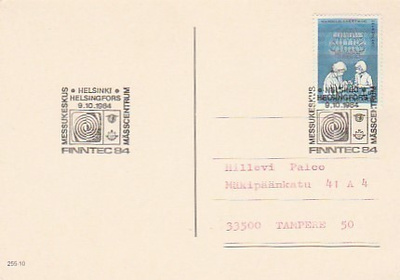 ERIKOISLEIMA , Finntec 84, Helsinki 9.10.1984