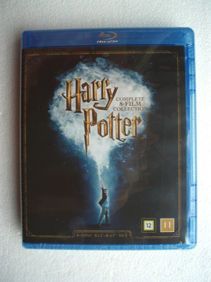 Harry Potter, kaikki elokuvat 1 - 8 Blu-ray