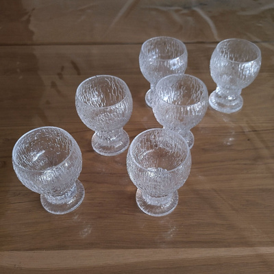 6 kpl Iittala Kekkerit ryyppy-/liköörilaseja