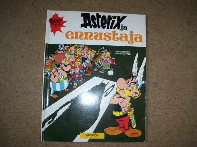Asterix ja ennustaja 1.painos vuodelta 1975