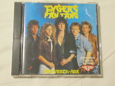 Tygers of pan tang the wreck-age cd italia 1992 uusi
