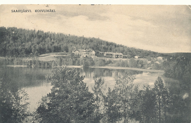 SAARIJÄRVI, KOIVUMÄKI - Carte Postale, kulk. 1907