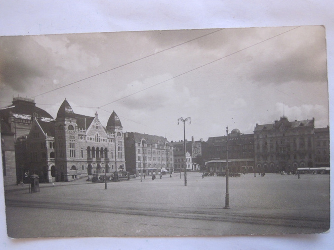VANHA Postikortti Helsinki Raitiovaunu 1920