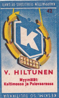 Kaltimo, Palovaara, V. Hiltunen,  Kesko 42  6/10