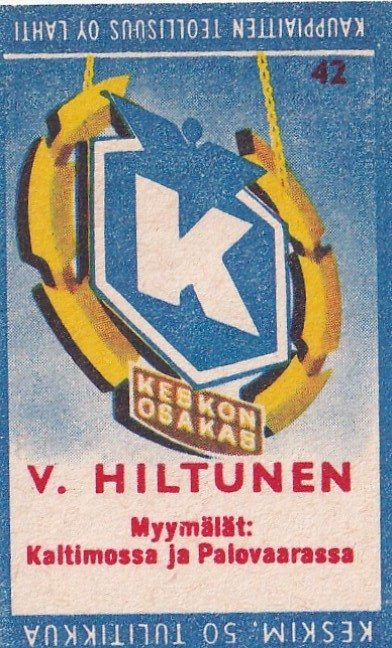 Kaltimo, Palovaara, V. Hiltunen,  Kesko 42  6/10