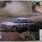 Jouko Puhakka - Keijo Eerola, rallikortti, Mitsubishi, 1996 - pikkukuva 1