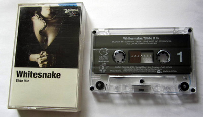 WHITESNAKE Slide it in C-KASETTI John Sykes-Versio
