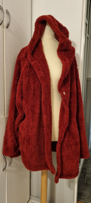 Ihanan pehmeä fleece takki,koko 5 XL