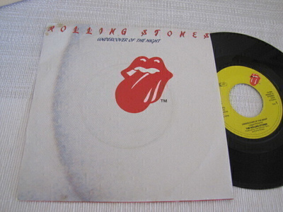 Rolling Stones Undercover of the night 7 45 hollanti'83