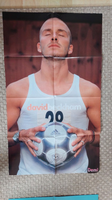 Demi-lehden 1/2002 juliste David Beckham / Kwan - Nelly