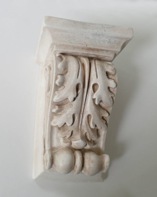Kreikkalainen koriste kannatin/corbel, kipsi