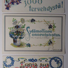 3 kpl Onnittelukortteja 1910-lukua - pikkukuva 1