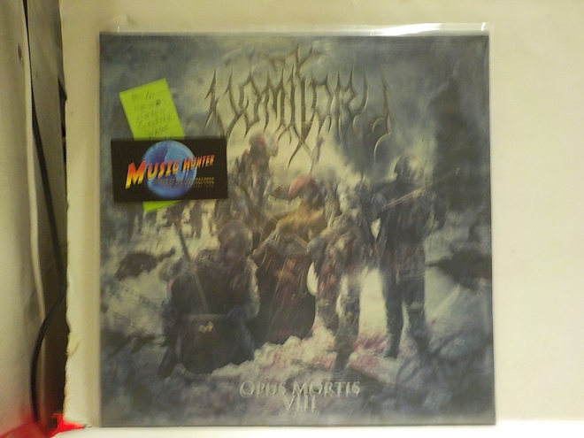 VOMITORY - OPUS MORTIS VIII M-/M- SAKSA 2011 WHITE VINYL LP