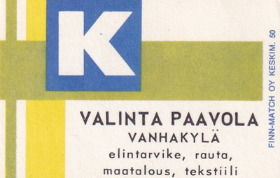 Vanhakylä. Valinta Paavola   , 2/13