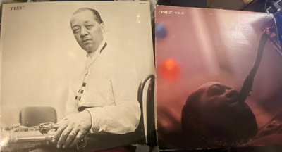 Lester Young: Prez vol 1 ja 2 LP in Washington 1956