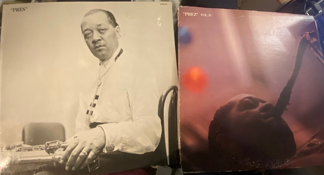 Lester Young: Prez vol 1 ja 2 LP in Washington 1956
